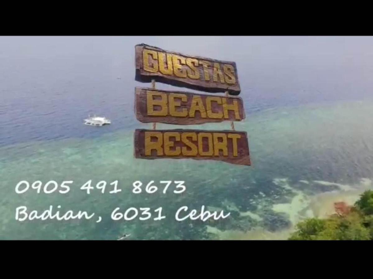Cuestas Beach Resort And Restaurant Badian Exterior photo